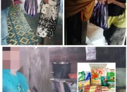 Momen Hari Bhayangkara Bapeng Molek Terus Gelontorkan Bantu Sembako Ringankan Beban Hidup Kaum Dhuafa