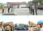 Wakapolres Inhu Pimpin Apel Gelar Pasukan Operasi Patuh, Ini Pelanggaran yang Menjadi Target