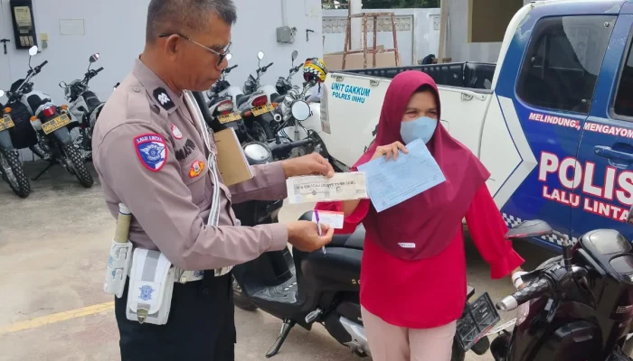 Hari Pertama Operasi Patuh, Polres Inhu Tilang 30 Pelanggar