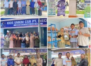 Melalui CSR komitmen PT Inecda dalam membina UMKM di sekitar perusahaan,