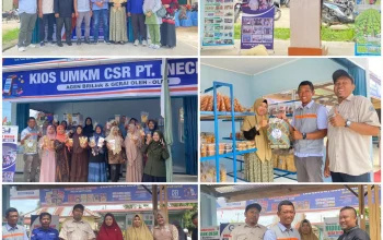 Melalui CSR komitmen PT Inecda dalam membina UMKM di sekitar perusahaan,