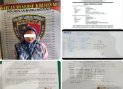 Satuan Reserse Kriminal (Satreskrim) Polres Lubuk Linggau Polda Sumatera Selatan Berhasil Mengungkap kasus Tindak Pidana.