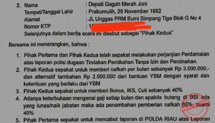 Dugaan Penelantaran Anak oleh Oknum Pegawai BUMN di Pekanbaru, Istri Sah Tuntut Keadilan