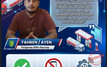 Stok BBM di SPBU 14.293.651 Peranap Dipastikan Aman, Masyarakat Diimbau Tidak Termakan Hoaks